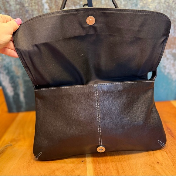 Boho Artisanal 3D Floral Applique Statement Shoulder Bag (EUC) - Picture 12 of 15